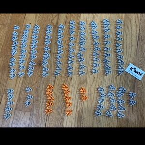 K'Nex KNEX LITE GRAY CONNECTORS 2 Position Bulk Pieces Replacement Parts 137